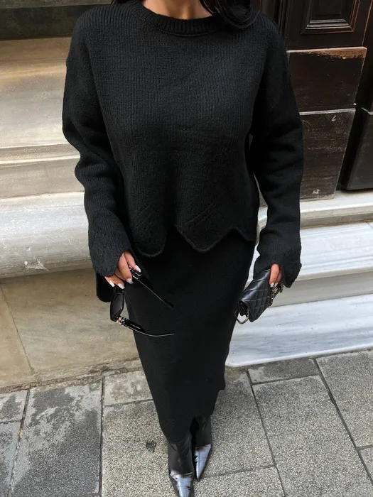 חליפת סטלה שחורה