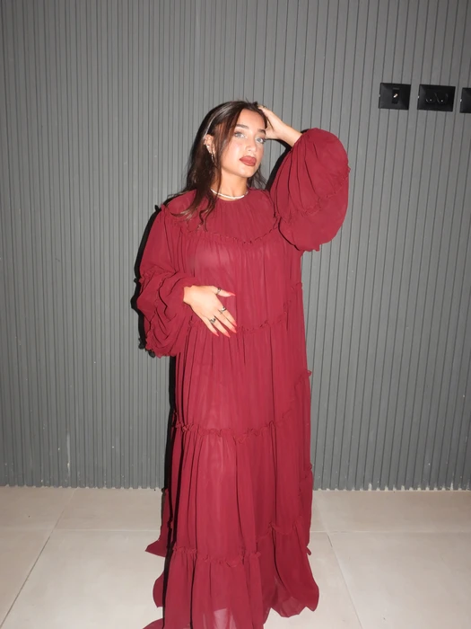 שמלת אלה- בורדו