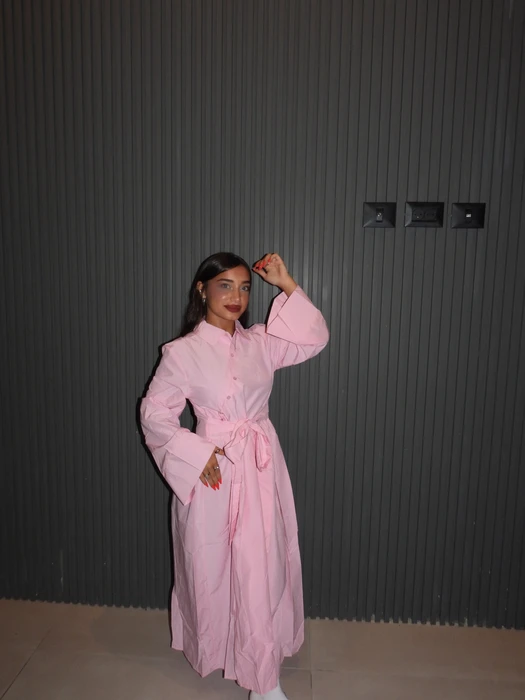 שמלת לי- ורודה