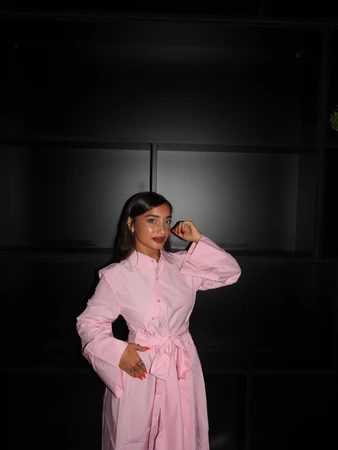 שמלת לי- ורודה